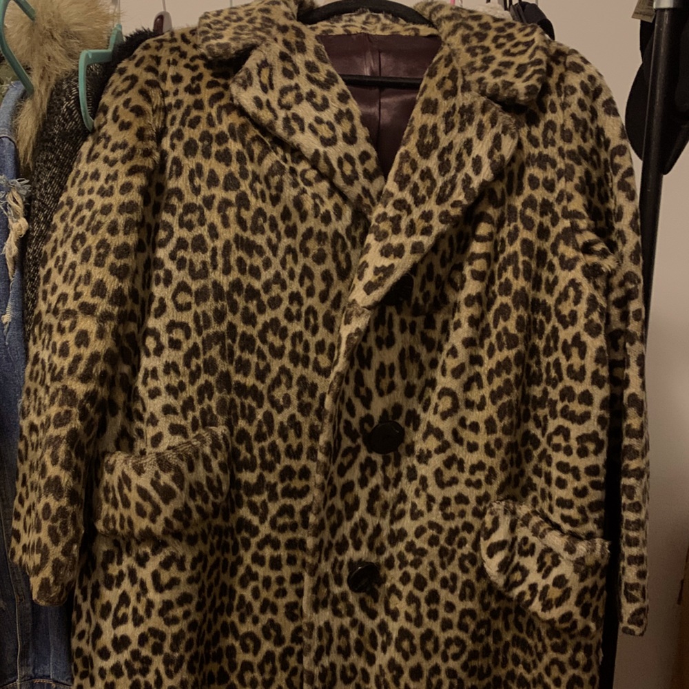 Vintage 1960s Faux Fur mink coat